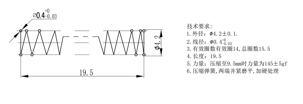 彈簧的工藝